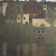 Gustav Klimt Schlo Kammer at Lake Atter I (mk20) oil painting reproduction